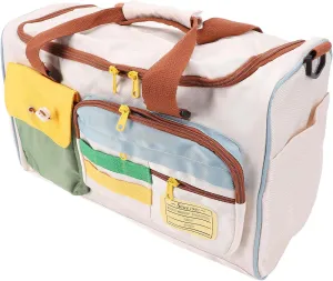 Large Capacity Travel Bag, Adjustable Shoulder Strap Stylish Portable Duffle Bag for Gym, Easy to Maintain and Efficient Organization