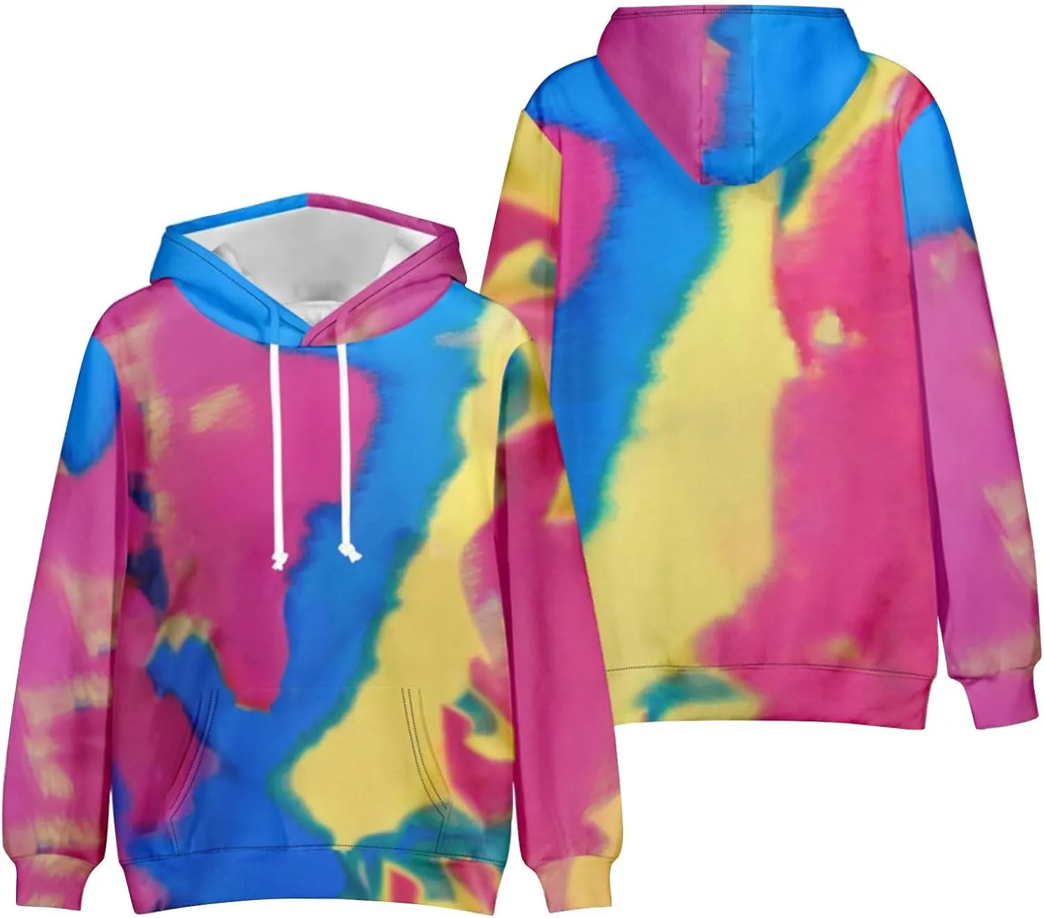 LCMTWX Men's Fashion Hoodies & Sweatshirts Sleeve 3D Printed Hooded Sweatshirt Top Blouse With Zip Pockets With Zip Pockets