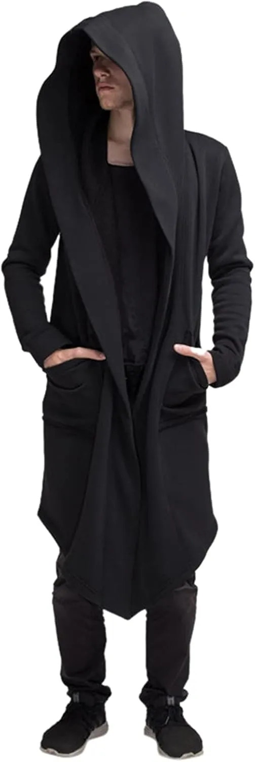 LCMTWX Men's Hooded Fleece Sweatshirt Loose Plus Size Hooded Pullover Sweater Sports Hooded Jacket Novelty Printed Hooded