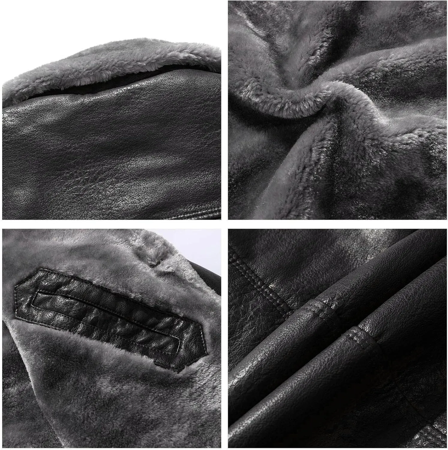 LCMTWX Men's Winter Thickened Warm Coats Stand Collar Knitted Splice Sweater Coat Casual Cardigan Stylish Outwear Mens
