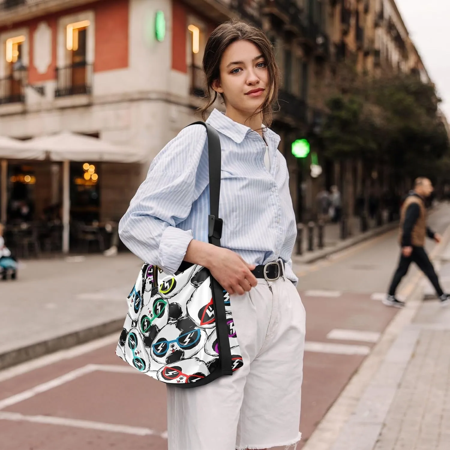 Leather Crossbody Bag for Women,Leather Crossbody Purse Leather Tote Bag Lady Shoulder Bag