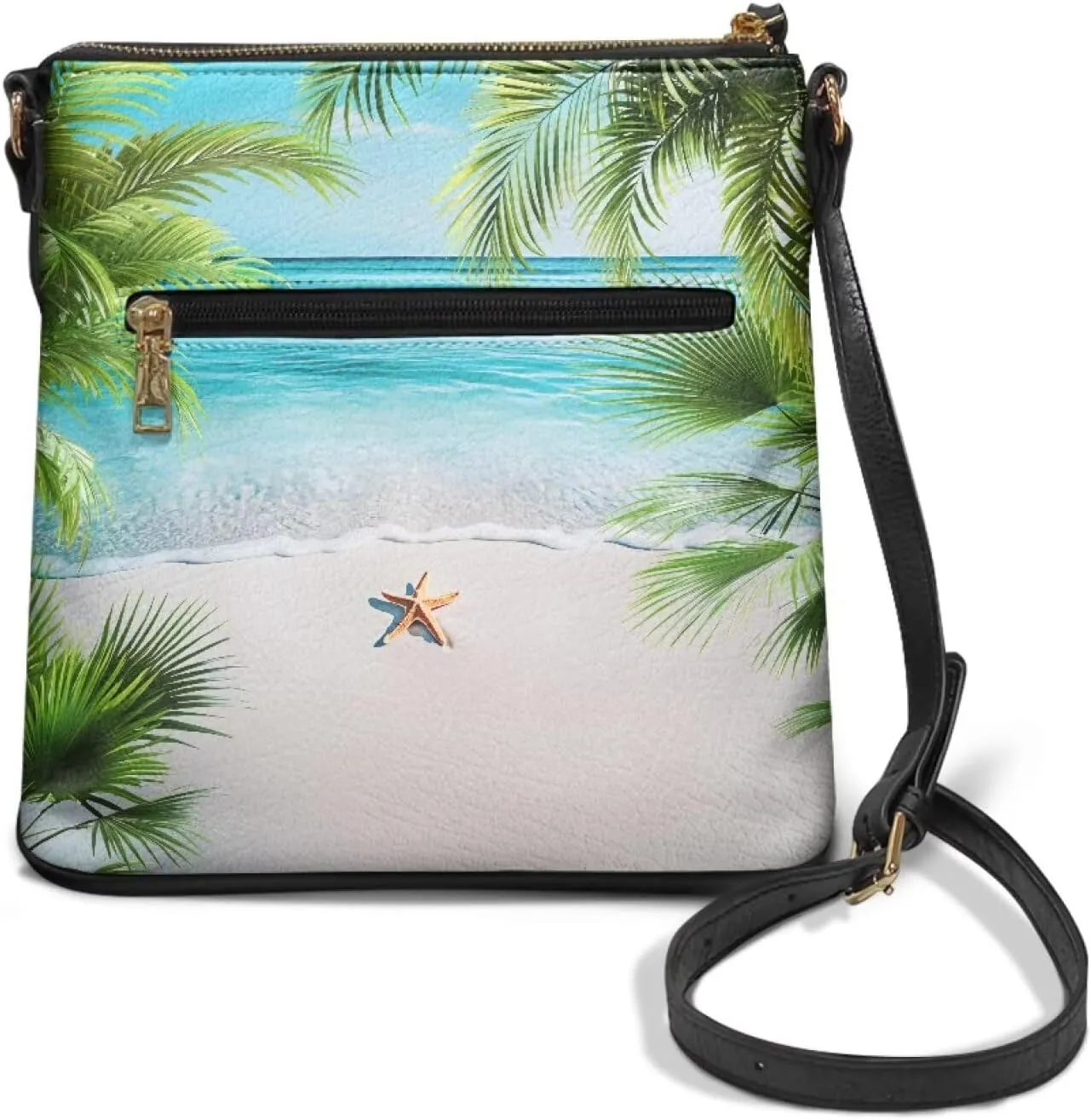 Leather Crossbody Bags for Women Large Sling Hobo Bag Trendy Messenger Bag with Zipper Closure for Dating Shopping