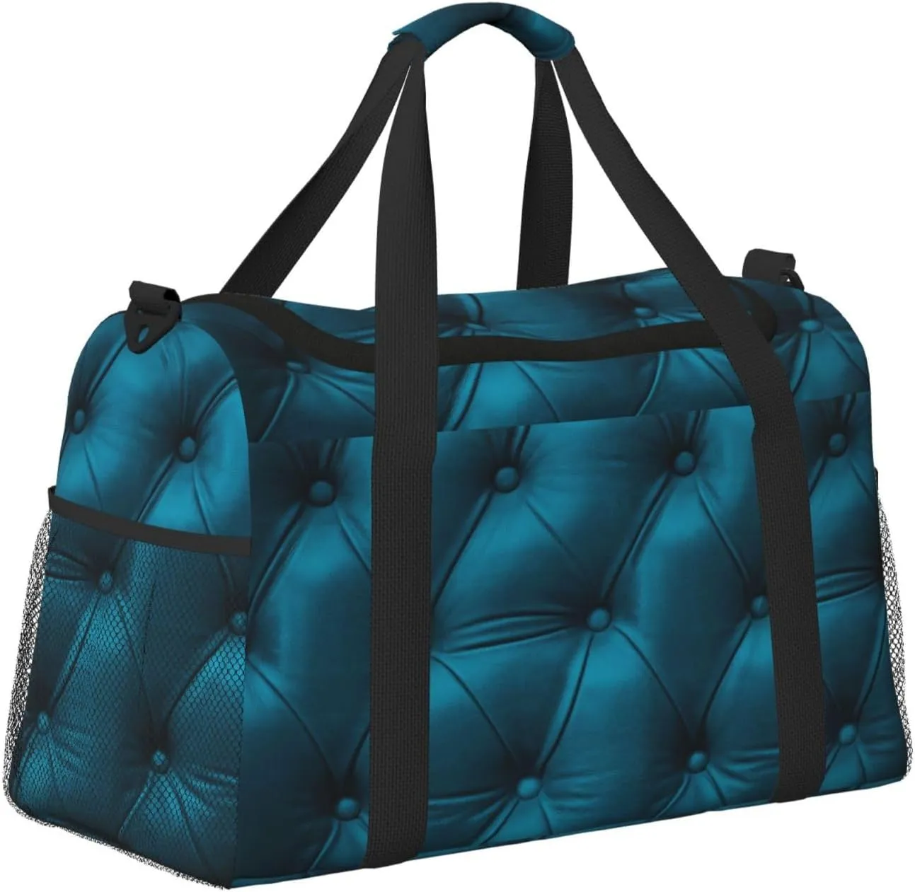 Leather Travel Duffel Bag Large Foldable Waterproof Overnight Bag For Beach Swim Bags Pool Sports Gym