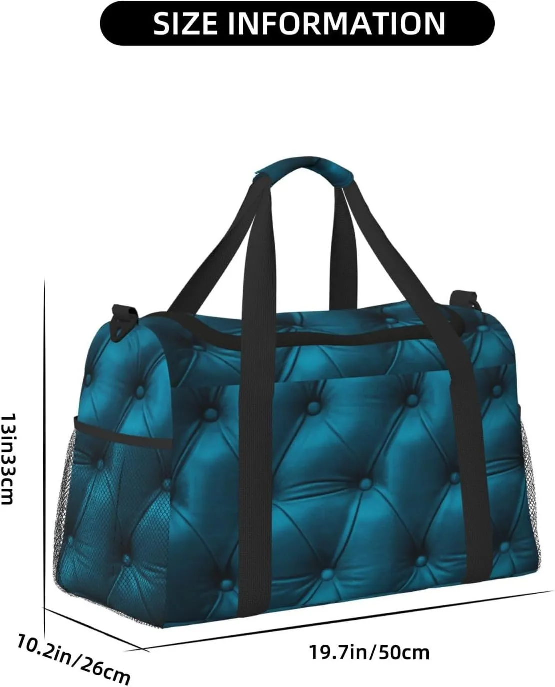 Leather Travel Duffel Bag Large Foldable Waterproof Overnight Bag For Beach Swim Bags Pool Sports Gym