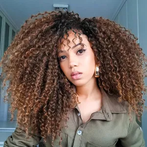 Leeven 8 Inch 8 Packs Pre Looped Micro Curly Crochet Hair for Women Kinky Curly Crochet Hair Synthetic Yanky Twist Hair Extensions (1B30#)