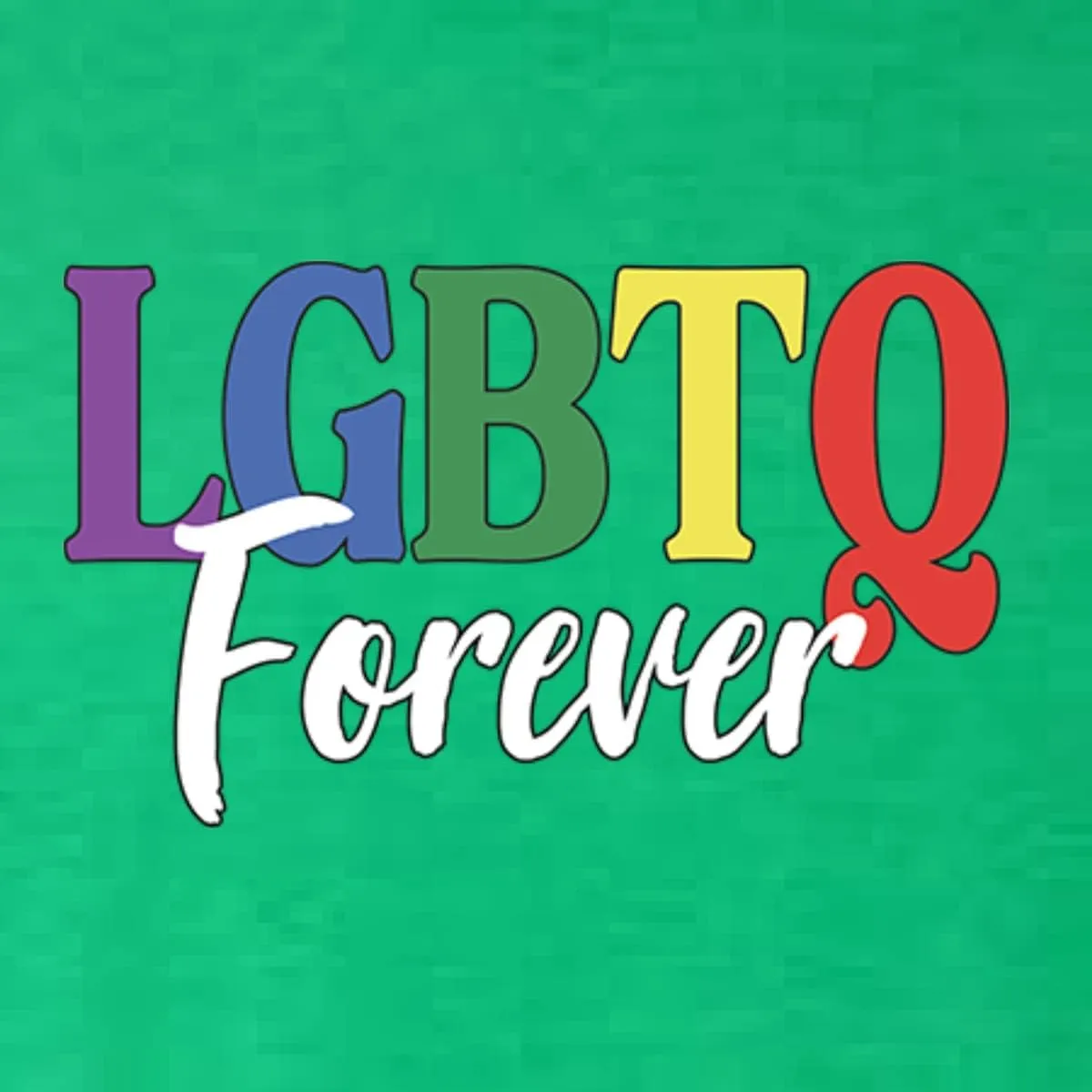 LGBTQ Forever LGBT Pride Mens Premium Tri Blend T-Shirt