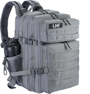 LHI Military Tactical Backpack for Men and Women 45L Army 3 Days Assault Pack Bag Large Rucksack with Molle System