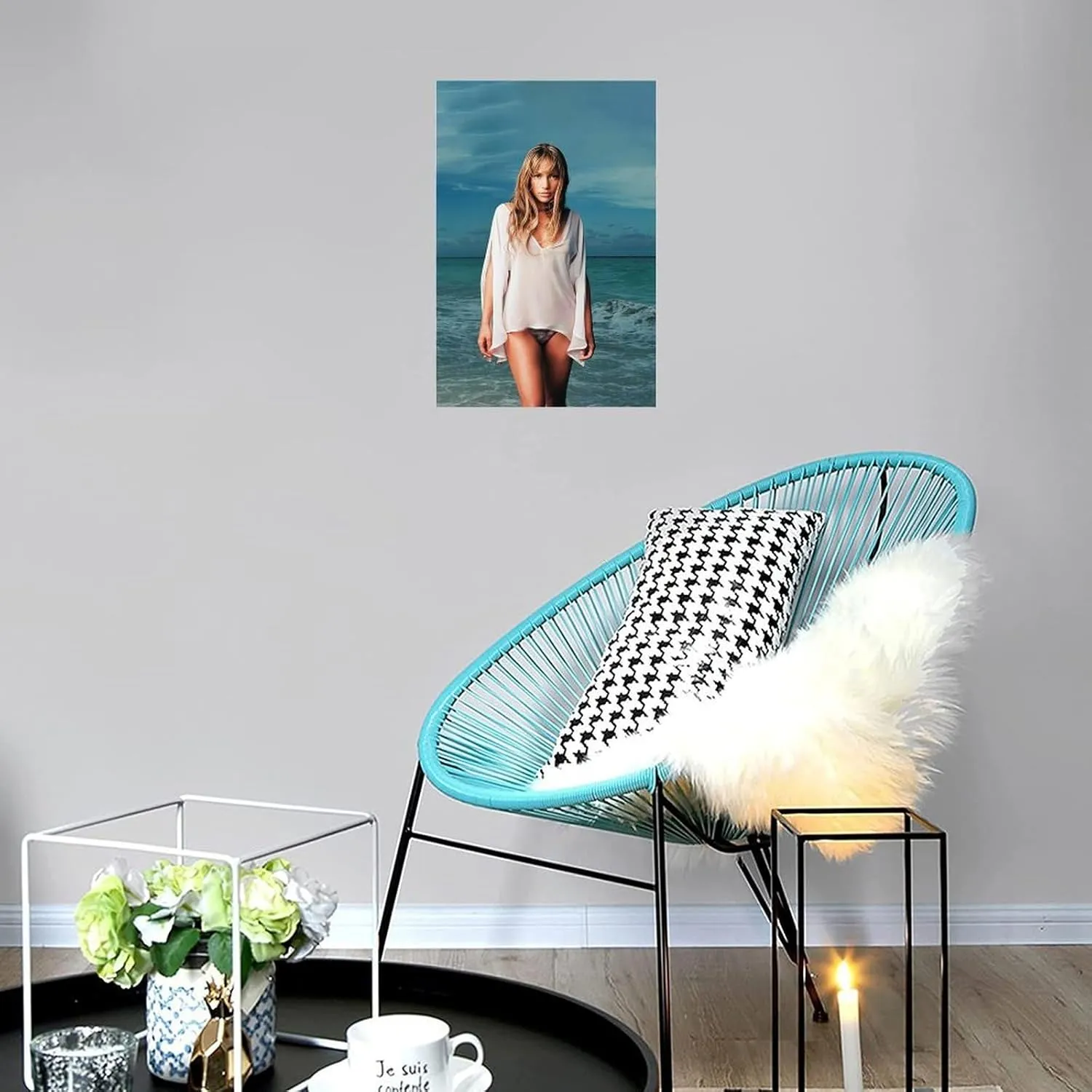 LIFCOZY Jennifer Lopez (12) Canvas Poster Wall Art Decor Print Picture Paintings for Living Room Bedroom Decoration Unframe-style 12x18inch(30x45cm)