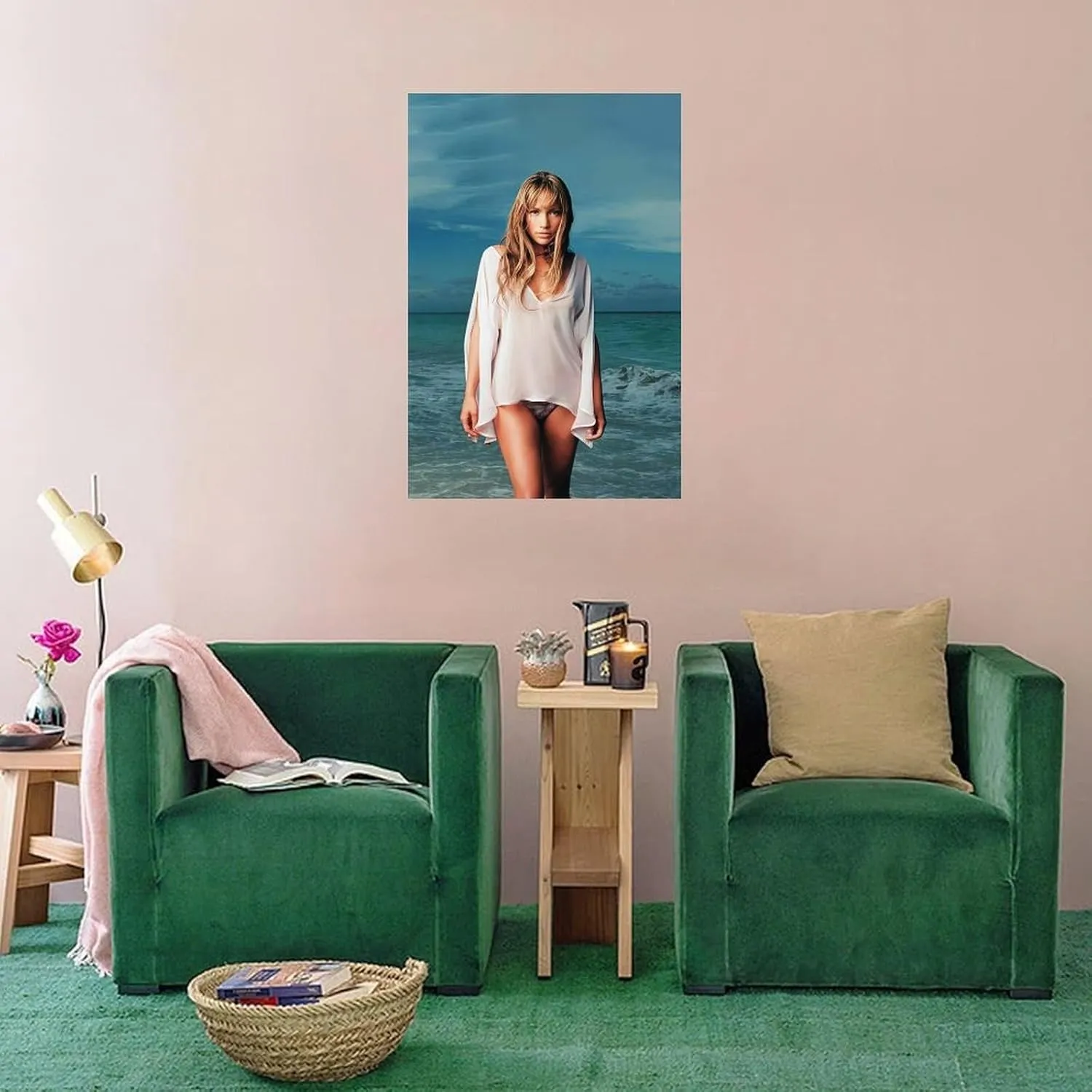 LIFCOZY Jennifer Lopez (12) Canvas Poster Wall Art Decor Print Picture Paintings for Living Room Bedroom Decoration Unframe-style 12x18inch(30x45cm)