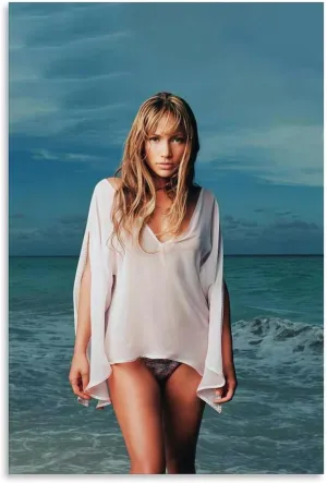 LIFCOZY Jennifer Lopez (12) Canvas Poster Wall Art Decor Print Picture Paintings for Living Room Bedroom Decoration Unframe-style 12x18inch(30x45cm)