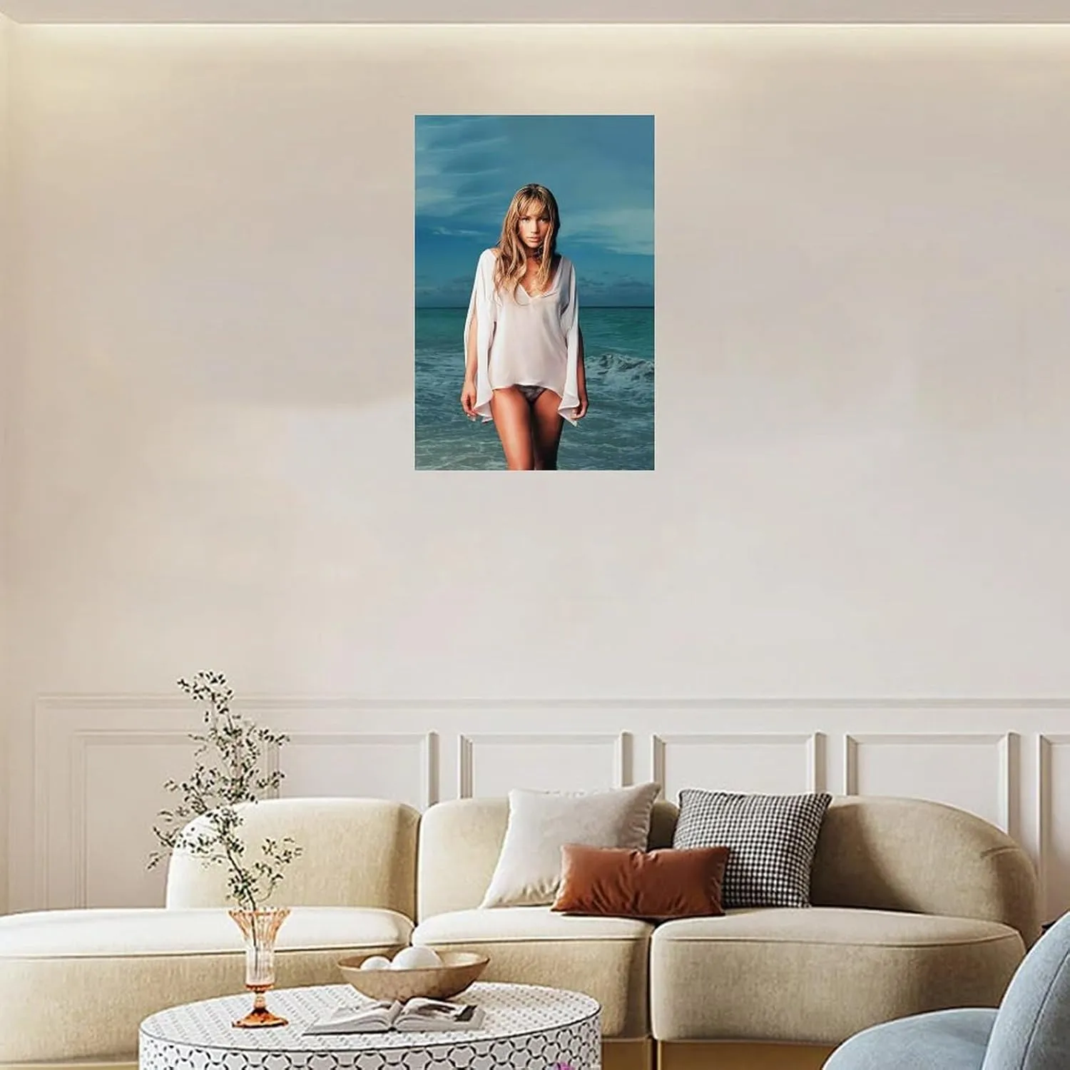 LIFCOZY Jennifer Lopez (12) Canvas Poster Wall Art Decor Print Picture Paintings for Living Room Bedroom Decoration Unframe-style 12x18inch(30x45cm)
