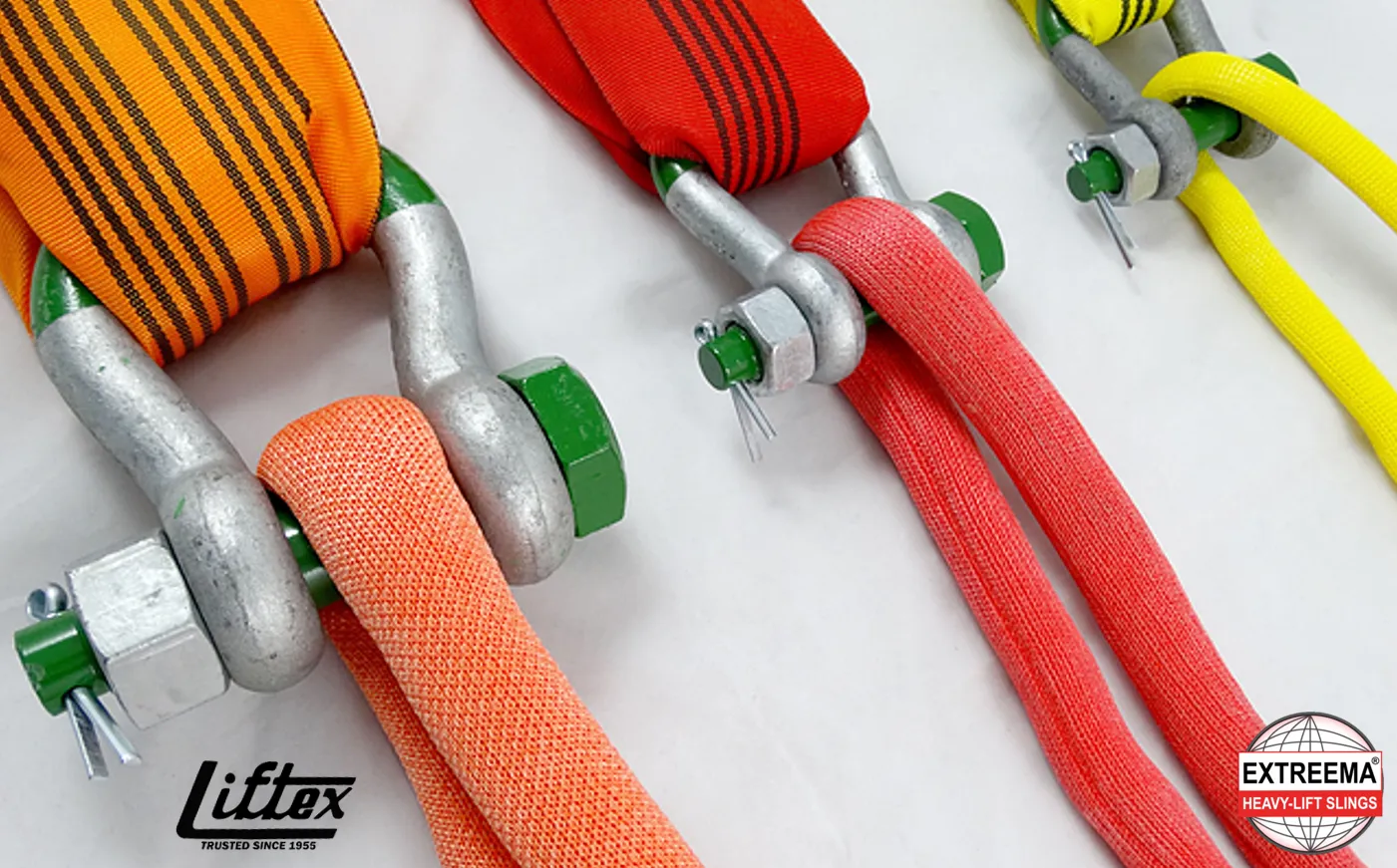 Lift-Tex® Extreema® XS | EXS15 Red Endless Round Slings | Dyneema® Core, HMPE Cover