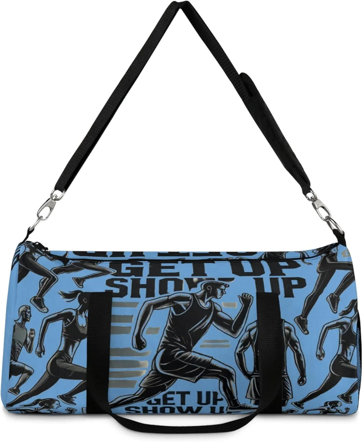 Light blue runner duffle bag | The Grind series – Daily gear for training, travel, and hustle