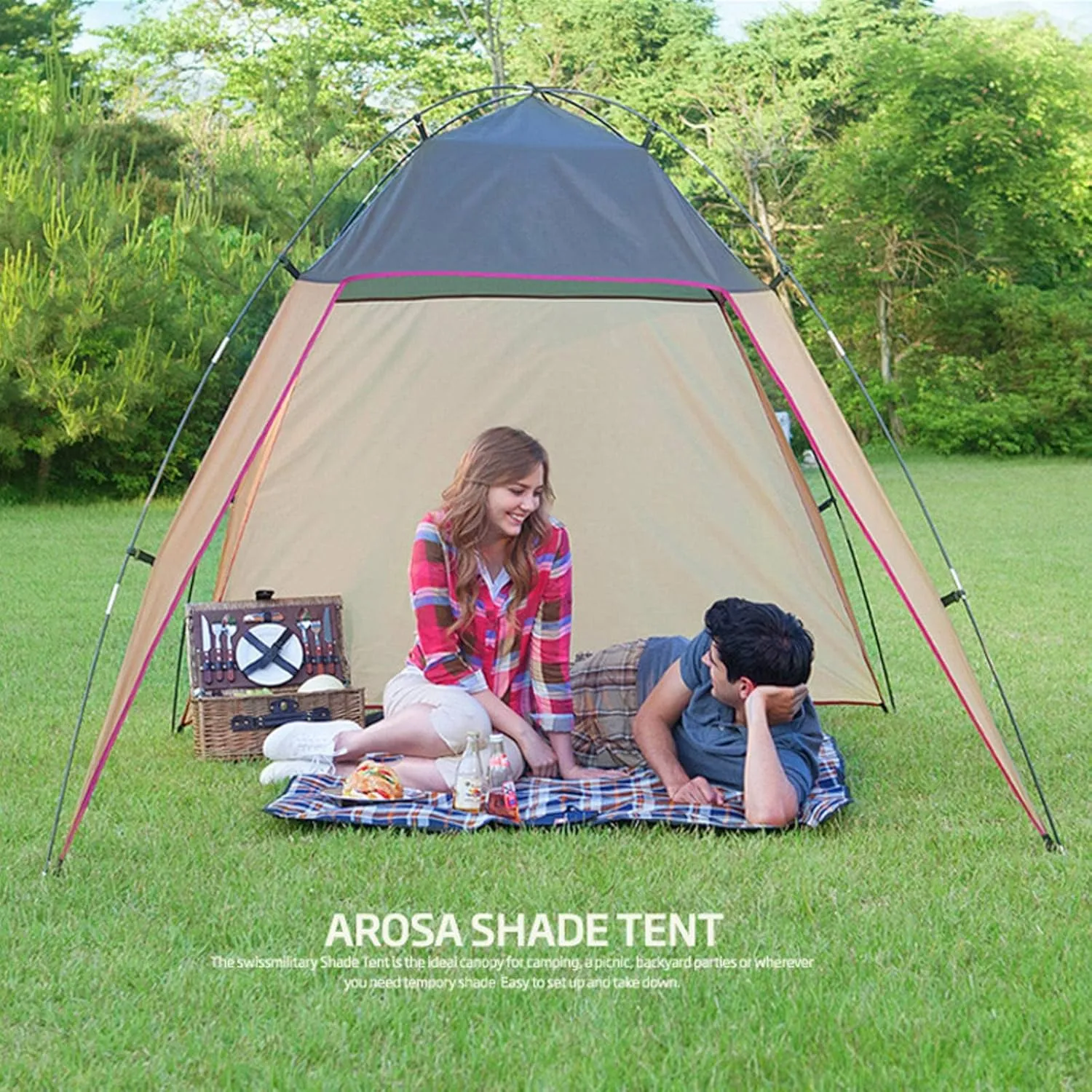 Lightweight Camping Large Sunshade Tent Camping Picnic Beach Sunshade