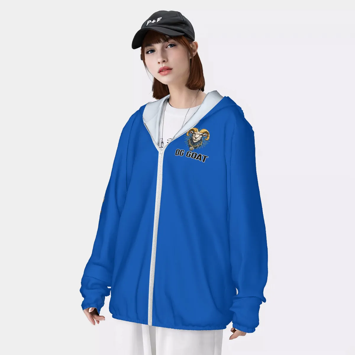 Lightweight Impressive variety Protective Top-choice Sun HC_F1 Zipper Goat Og Hoodie