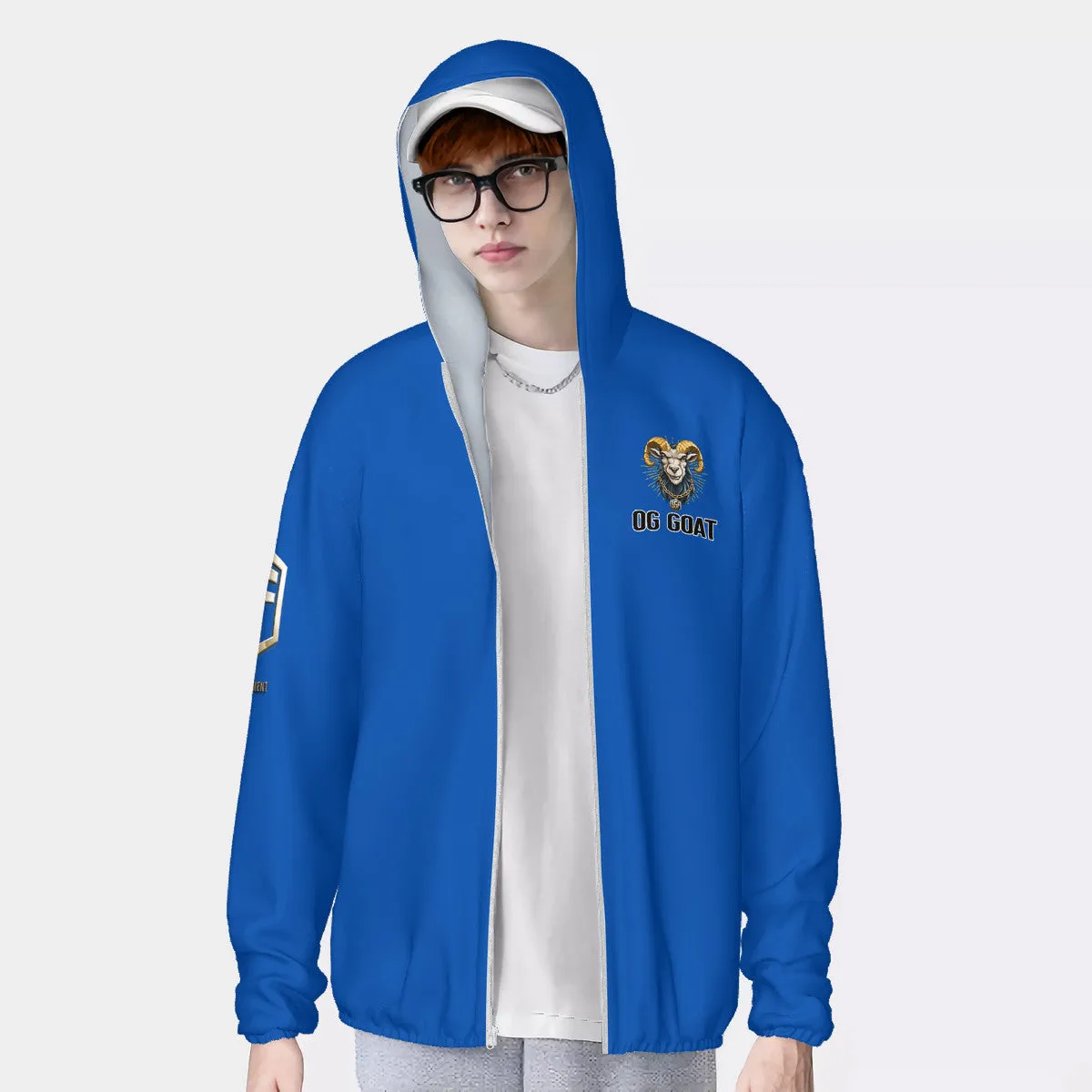 Lightweight Impressive variety Protective Top-choice Sun HC_F1 Zipper Goat Og Hoodie