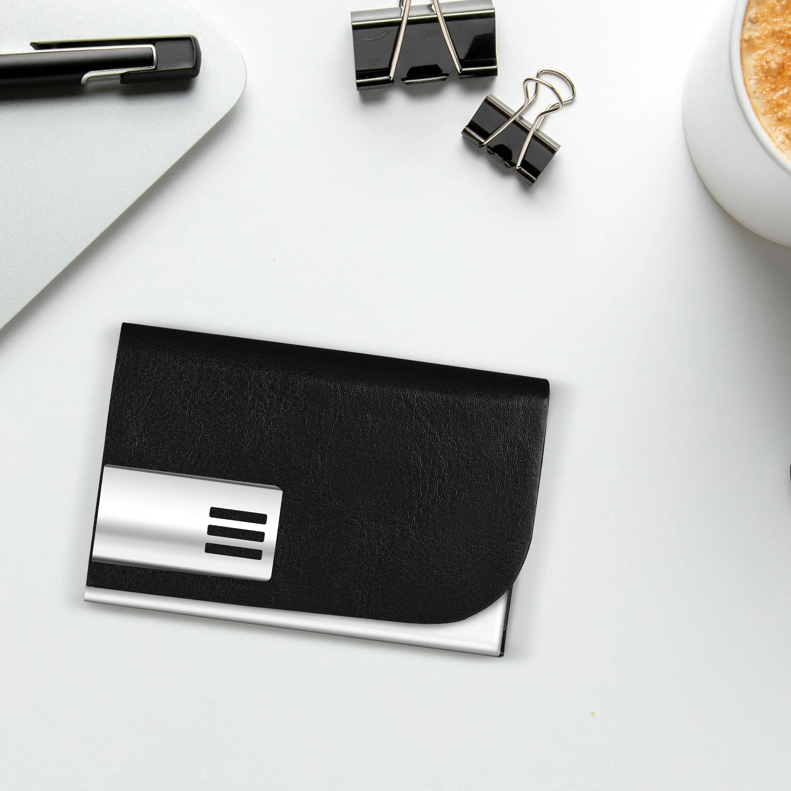LOERM Multipurpose Card Holder / Mini Wallet (Black) - WL605
