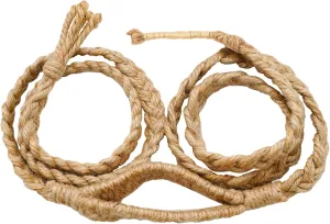 Lord of Battles Balearic Sling/Rock Sling/David Sling Handcrafted Braided Cords Throwing Slingshot for Historical Reenactments