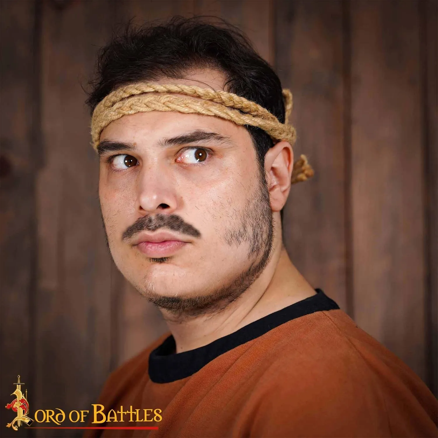 Lord of Battles Balearic Sling/Rock Sling/David Sling Handcrafted Braided Cords Throwing Slingshot for Historical Reenactments