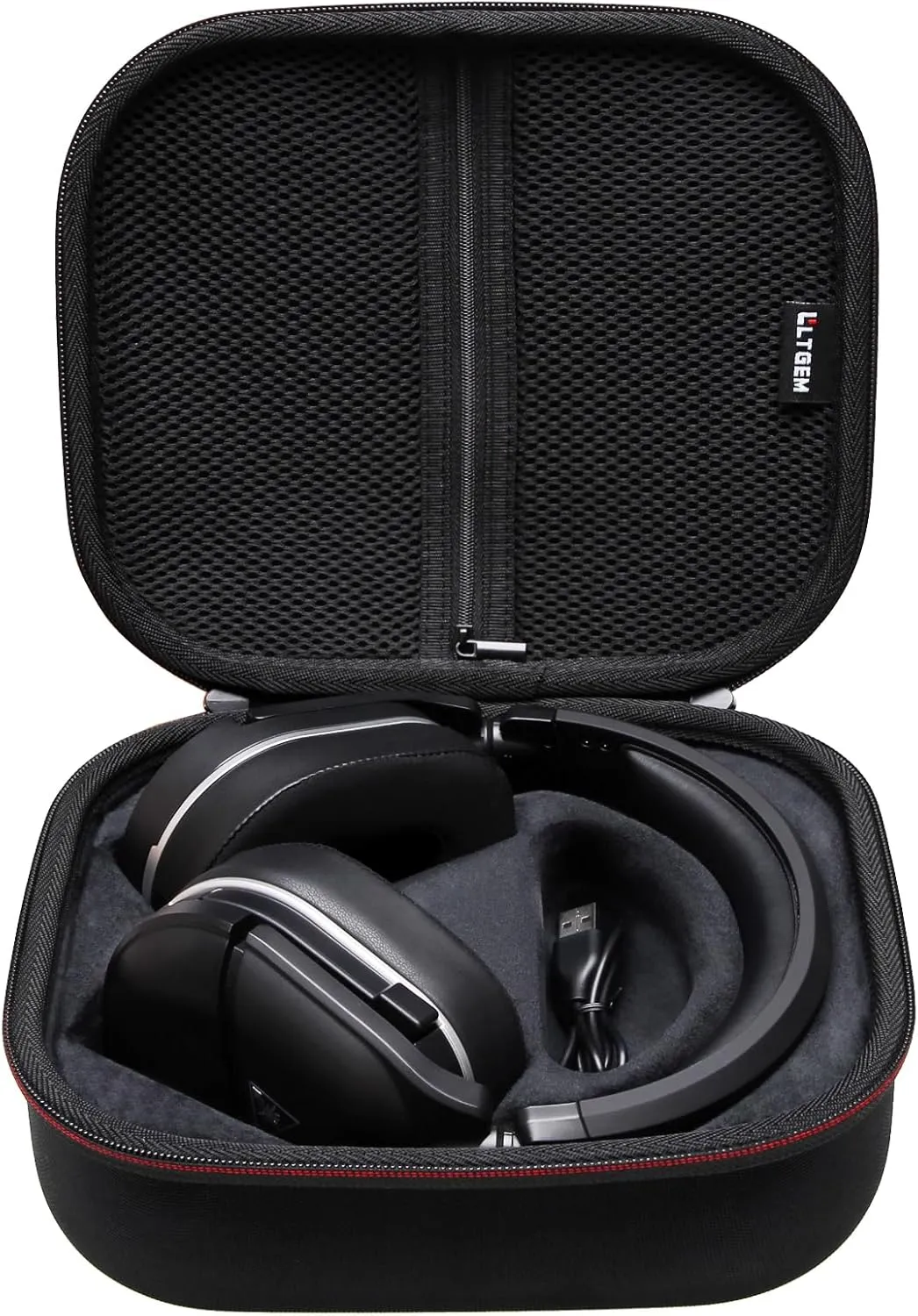 LTGEM Case Compatible with Turtle Beach Stealth 600/700 Gen 3 & 600/700 Gen 2 MAX Wireless Gaming Headset, Black