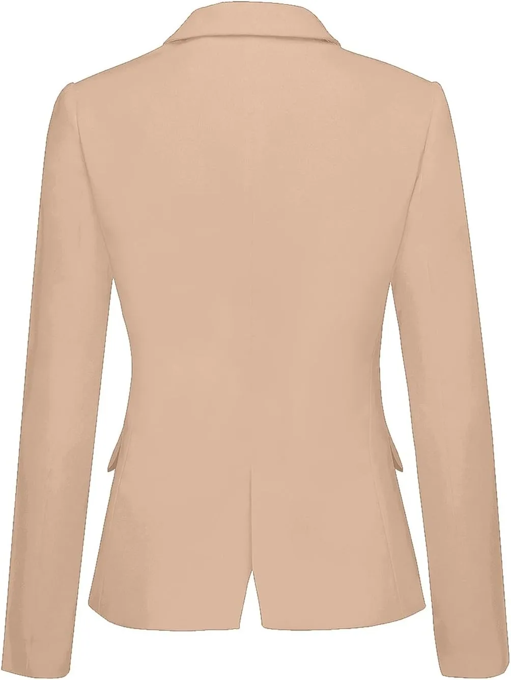 luvamia Women's Long Sleeve Formal Notch Lapel Button Down Blazer Pockets Jacket