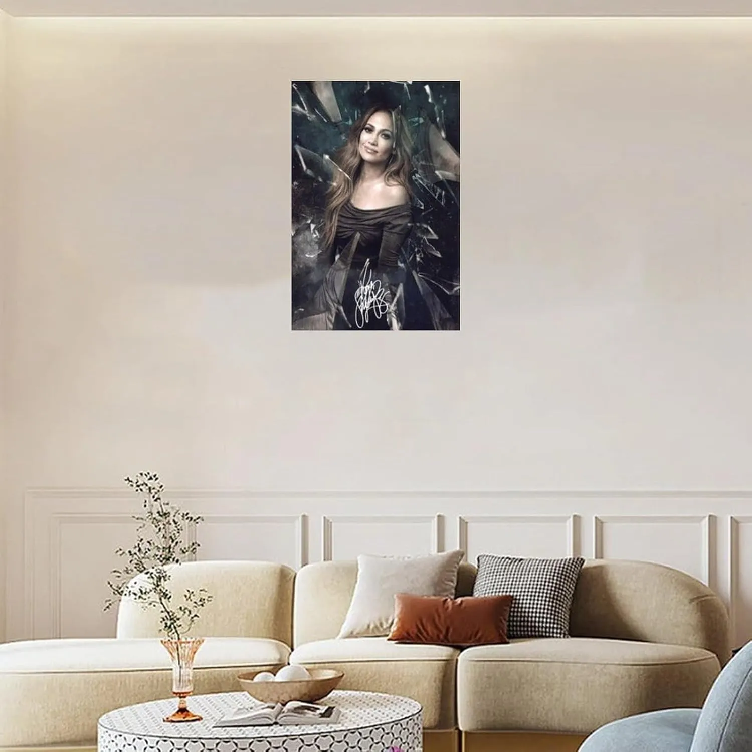 LXLCFHTD Jennifer Lopez (2) Canvas Poster Wall Art Decor Print Picture Paintings for Living Room Bedroom Decoration Unframe-style 16x24inch(40x60cm)