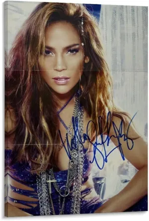 LXLCFHTD Jennifer Lopez (3) Canvas Poster Wall Art Decor Print Picture Paintings for Living Room Bedroom Decoration Frame-style 12x18inch(30x45cm)