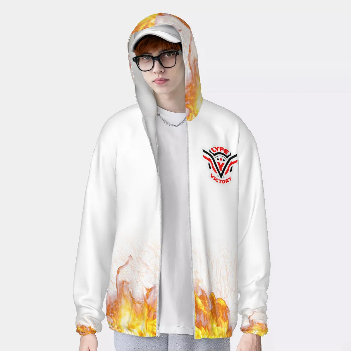 Lyfe in Victory Protective Lightweight Zipper Hoodie