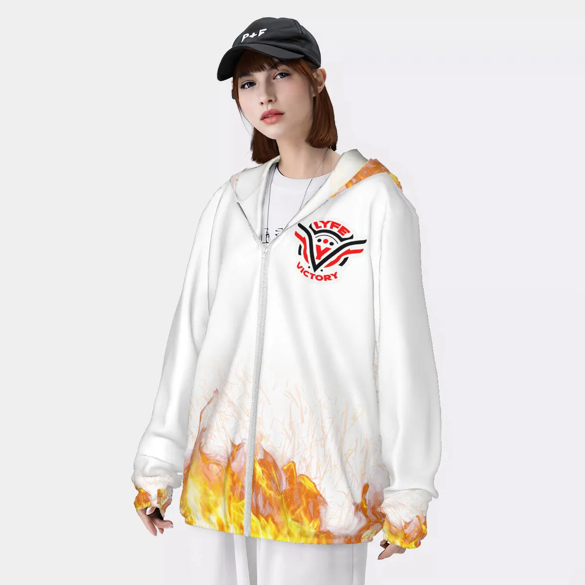 Lyfe in Victory Protective Lightweight Zipper Hoodie