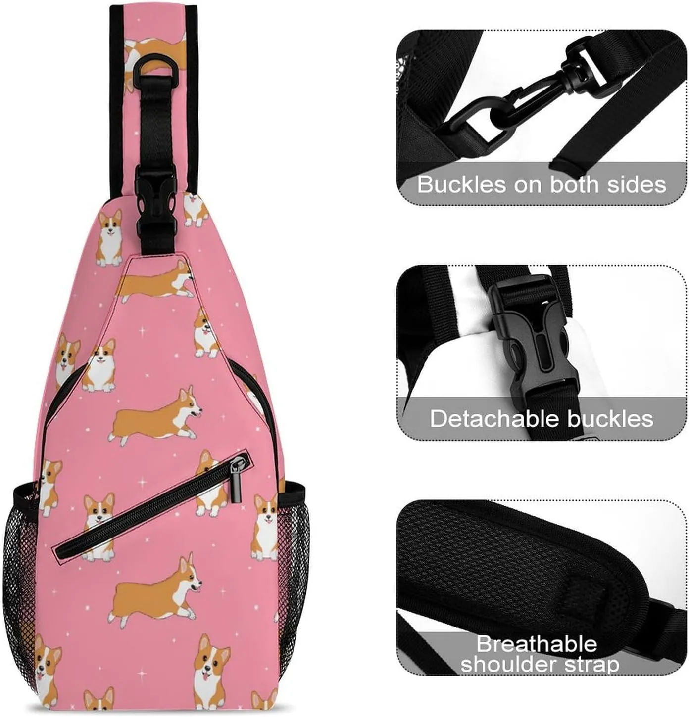 Marijuana Cannabis Versatile And Convenient Multipurpose Crossbody Bag - Perfect for Travel And Hiking