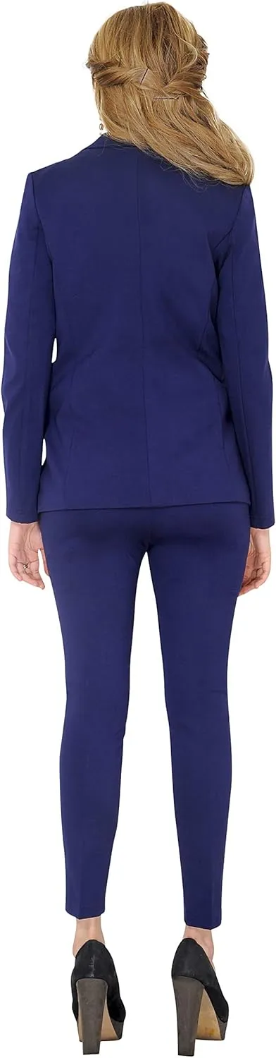 Marycrafts Women's Business Blazer Pant Suit Set for Work