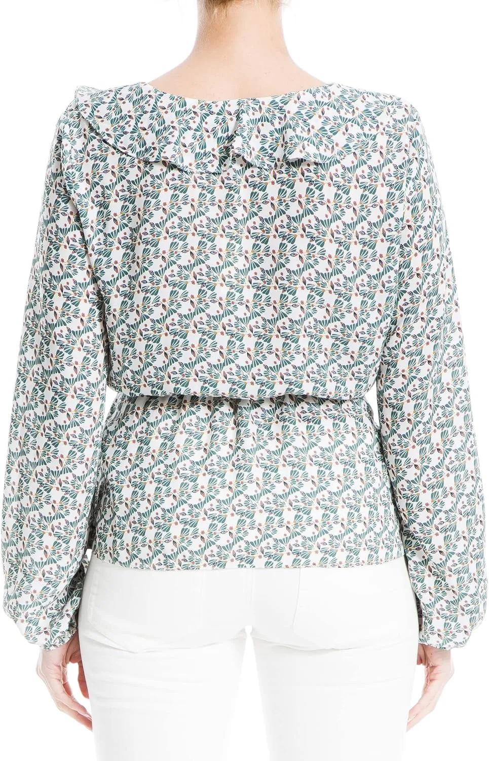Max Studio Women's Ruffle Peplum Blouse