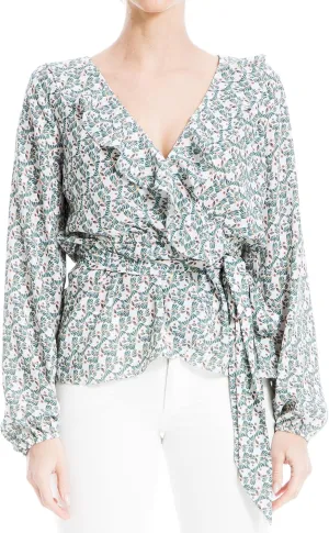 Max Studio Women's Ruffle Peplum Blouse