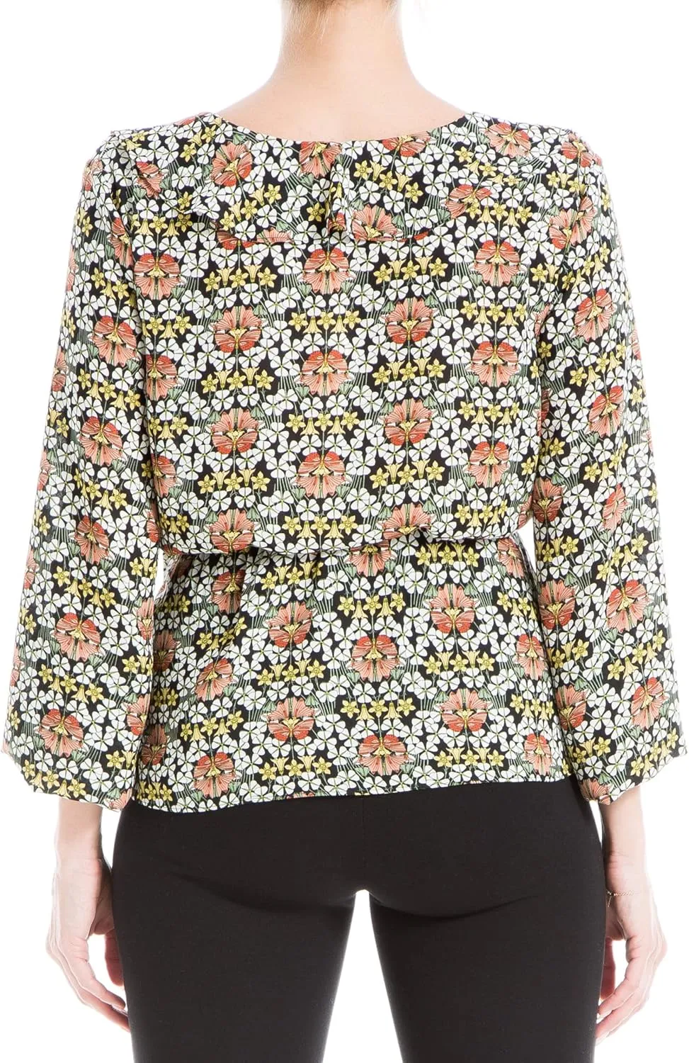 Max Studio Women's Ruffle Peplum Blouse