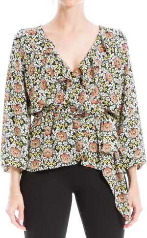 Max Studio Women's Ruffle Peplum Blouse