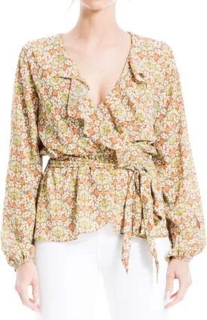 Max Studio Women's Ruffle Peplum Blouse