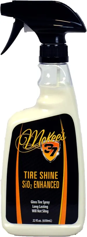 McKee's 37 Tire Shine SiO2 Enhanced (High Gloss Tire Shine), 22 fl. oz.