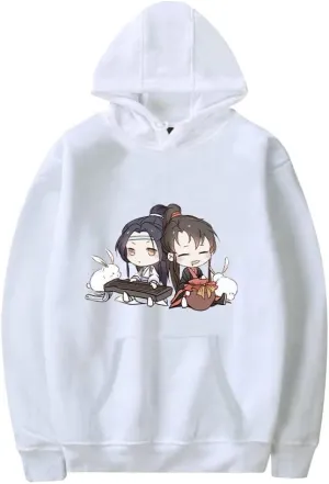 MDZS Sweatshirt Wei Wu Xian/Lan Wang Ji Costume Pullover Sweatshirt Cartoon Hoodie Couple's Dress