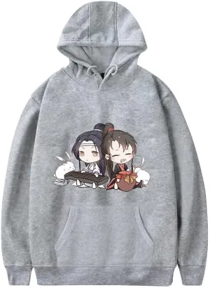 MDZS Sweatshirt Wei Wu Xian/Lan Wang Ji Costume Pullover Sweatshirt Cartoon Hoodie Couple's Dress
