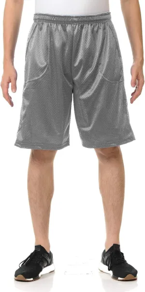 Men Mesh Shorts with Pockets Sizes S-5XL