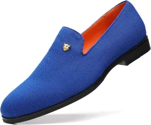 Men's Dress Loafers Stylish Flying Woven Party Wedding Shoes