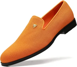 Men's Dress Loafers Stylish Flying Woven Party Wedding Shoes