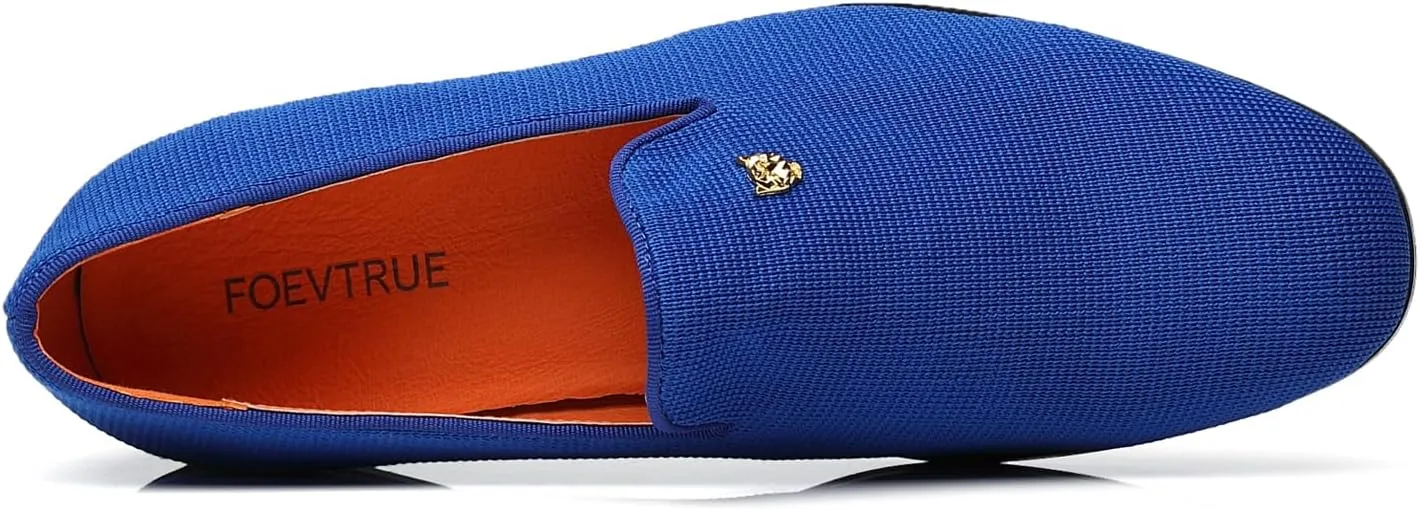 Men's Dress Loafers Stylish Flying Woven Party Wedding Shoes