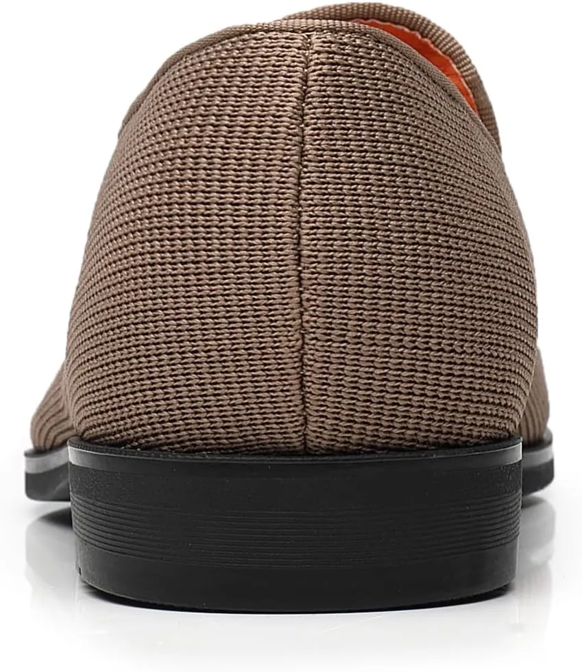Men's Dress Loafers Stylish Flying Woven Party Wedding Shoes