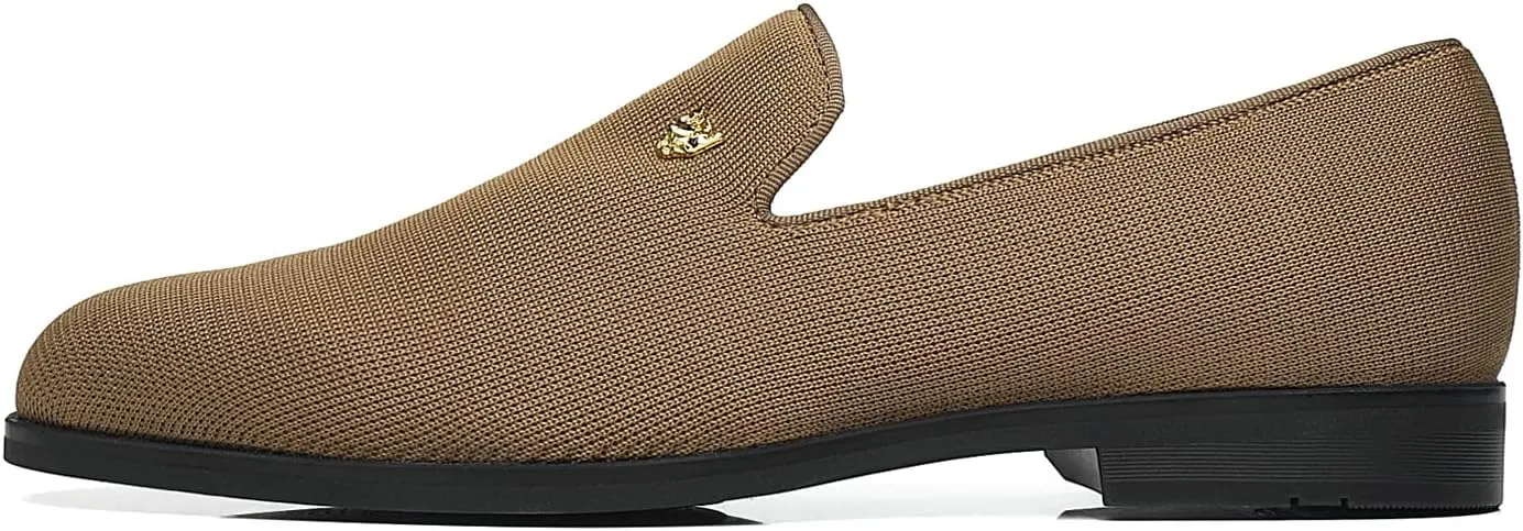 Men's Dress Loafers Stylish Flying Woven Party Wedding Shoes