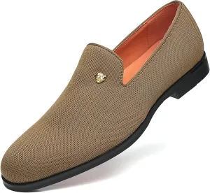 Men's Dress Loafers Stylish Flying Woven Party Wedding Shoes