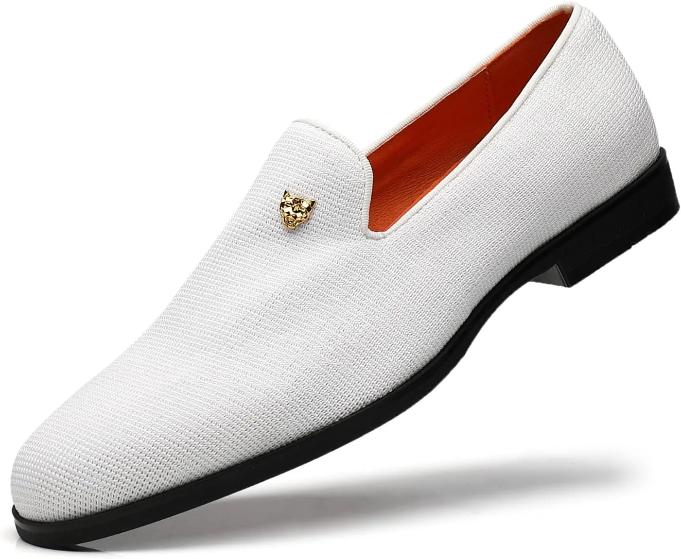 Men's Dress Loafers Stylish Flying Woven Party Wedding Shoes