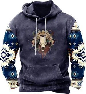 Men's Fashion Hoodies Sweatshirts Aetec Printed Hoodies for Men Vintage Big and Tall Graphic Fall Shirts with Pockets