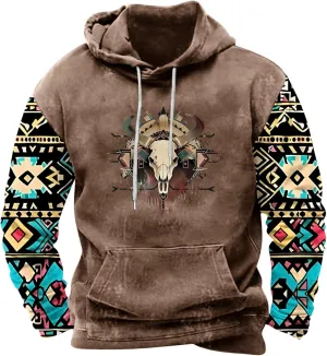 Men's Fashion Hoodies Sweatshirts Aetec Printed Hoodies for Men Vintage Big and Tall Graphic Fall Shirts with Pockets
