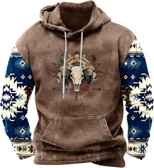 Men's Fashion Hoodies Sweatshirts Aetec Printed Hoodies for Men Vintage Big and Tall Graphic Fall Shirts with Pockets